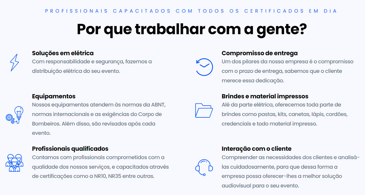 Porque Trabalhar com a Gente | Fbrica de Brindes